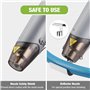 WORKPRO Décapeur Thermique Professionnel 200W/400W, Pistolet à Air Chaud 300/500℃, Température Réglable, Échauffement Rapide de 