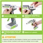 WORKPRO Pistolet à Colle Chaude Sans Fil 12 V avec 15 Bâtons de Colle 200x11mm, Batterie Lithium-ion 2000mAh, Chargement par USB