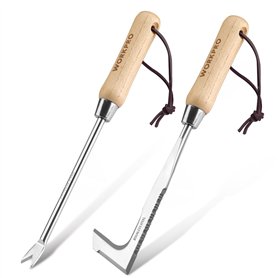 WORKPRO 2 Pièces Desherbeur Manuel