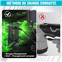 DURATECH Cisaille Sculpte-Haie Electrique, Taille-Herbes sans Fil 12V, Taille Haie Batterie 2000mAh, 2 Lames, Cisaille a Gazon L