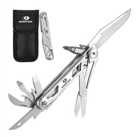 Mossy Oak Couteau Multifonction de Poche 12 en 1