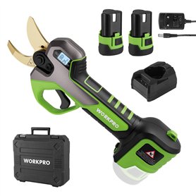 WORKPRO Sécateur Électrique Sans Fil Brushless 12 V