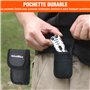 ValueMax Pince Multifonction en Acier Inoxydable 13 en 1, Couteau Multifonction, Multitool Parfait pour Extérieur, Camping, Rand
