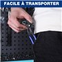 WORKPRO Pince Multiprise Réglable Serrage Rapide 127 mm, Pince à Pompe à Eau en Cr-V, pour Réparations Domestiques, Industrielle