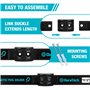 DURATECH 4x Barre Magnétique pour Outils, Barre Aimantée Puissant Accroche Murale Outils, Porte Outils Mural Magnetique pour Mai