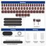 WORKPRO Coffret de 476 Accessoires d'Outils Rotatifs Universels, Kit d’Accessoires d'Outils Rotatifs Multifonctions pour Coupe, 