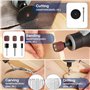 WORKPRO Coffret de 476 Accessoires d'Outils Rotatifs Universels, Kit d’Accessoires d'Outils Rotatifs Multifonctions pour Coupe, 