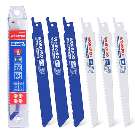 WORKPRO Lames de Scie Sabre