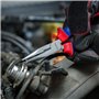 WORKPRO Jeu de Pinces en Acier au Carbone 4 Pièces - Pince Multiprise, Pince Universelle, Pince Coupante, Pince Bec Long pour Ré