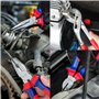 WORKPRO Jeu de Pinces en Acier au Carbone 4 Pièces - Pince Multiprise, Pince Universelle, Pince Coupante, Pince Bec Long pour Ré