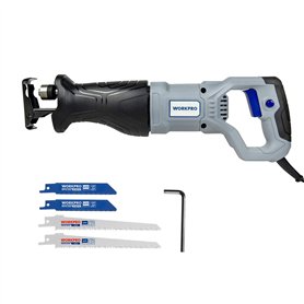 WORKPRO Scie Sabre 710W 0~2800 tr/min Vitesse Variable avec Mécanisme de Changement Rapide de Lame