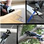 WORKPRO Scie Sabre sans Fil 12V avec Batterie 2000mAh, Vitesse Variable, Charge Rapide de 1H, Changement de Lame Sans Outil, Ela