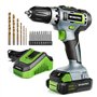 WORKPRO Perceuse Visseuse sans Fil 18V avec Mandrin 3/8’’