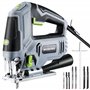 WORKPRO Scie Sauteuse Electrique Filaire 850W avec 6 Vitesses Variables