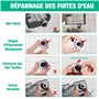 HAUSHOF StainZapper Shampouineuse, Nettoyeur de Tapis 400W, Nettoyeur Moquettes avec Double Réservoirs 1,1L+0,5L, Tuyau 1,2m, 85
