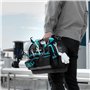 DURATECH Sac à Outils avec Grande Ouverture Supérieure, Fond Dur Etanche, Bandoulière Large Réglable, Poignée Matelassée 30,5X22
