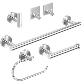Porte-serviettes Ensemble de matériel de salle de bain - fixé au mur