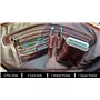 Jaald 38 Cm Mallette Porte-Documents Serviette Sac Messenger À Bandoulière’Épaule en Cuir pour Ordinateur Portable Business Voya