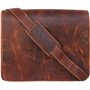 Jaald 40 Cm Mallette Porte-Documents Serviette Sac Messenger À Bandoulière’Épaule En Cuir Pour Ordinateur Portable Business Voya