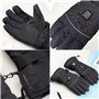 RHESHIN Gants Chauffants électriques d'hiver Chauds Imperméables avec Fonction pour écran Tactile pour Cyclisme Pêche Chasse Ski