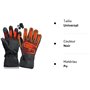 RHESHIN Gants Chauffants électriques d'hiver Chauds Imperméables avec Fonction pour écran Tactile pour Cyclisme Pêche Chasse Ski