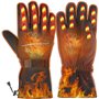 Gants Chauffants d'hiver Électriques Chauds d'hiver Imperméables XAMOFAN avec Fonction d'écran Tactile Gants Thermiques pour Cyc