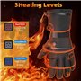 Gants Chauffants d'hiver Électriques Chauds d'hiver Imperméables XAMOFAN avec Fonction d'écran Tactile Gants Thermiques pour Cyc