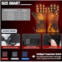 Gants Chauffants d'hiver Électriques Chauds d'hiver Imperméables XAMOFAN avec Fonction d'écran Tactile Gants Thermiques pour Cyc