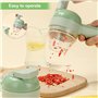 Ensemble de coupe-légumes électrique portable 4 en 1 hachoir à ail électrique multifonctionnel pour chili gingembre poivre oigno
