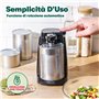 BELLA Ouvre-boîte électrique, ouvre-boîte automatique, aiguiseur de couteaux et décapsuleur durable, lame en acier inoxydable, r