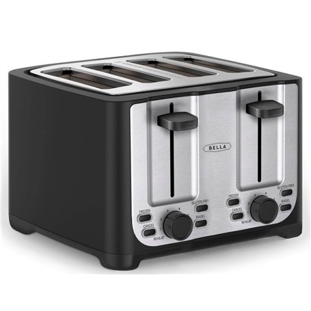 BELLA Grille-pain 4 Tranches avec Arrêt Automatique