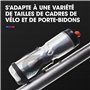 Hydrapak Gourde de vélo isotherme Polar Surge (Noir, 24oz) - Gourde à presser haut-débit, pour le cyclisme et le sport