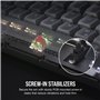 Corsair K65 Plus Wireless Clavier de Jeu mécanique remplaçable à Chaud 75% RGB - Interrupteurs linéaires MLX Red pré-lubrifiés -