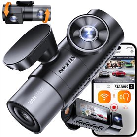 VANTRUE N5 4-Canaux Dashcam 2.7K+3x1080P HDR