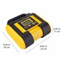 Amazon Basics Compresseur d'air portable avec manomètre Numérique, 12 V DC, 150 PSi, Noir