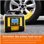 Amazon Basics Compresseur d'air portable avec manomètre Numérique, 12 V DC, 150 PSi, Noir