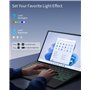 Clavier Bluetooth avec Rétro-éclairage Sept Couleurs pour