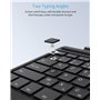 TiMOVO Clavier AZERTY Layout, Accessoire Microsoft Surface Pro 7 Plus, Clavier Bluetooth avec Rétro-éclairage Sept Couleurs pour