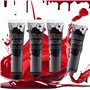 Spooktacular Creations Lot de 4 tubes de sang de vampire pour déguisement d'Halloween