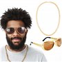 Ensemble Rockstar avec lunettes de soleil