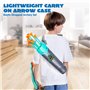 JOYIN Ensemble Arc et flèche pour Enfants - Ensemble de Jouets de tir à l'arc Lumineux à LED avec flèches à Ventouse, étui Cible