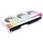 XFX Mercury AMD Radeon RX 9070XT OC White Gaming Edition avec RVB 16 Go GDDR6 HDMI 3xDP, AMD RDNA™ 4 (RX-97TRGBBW9)