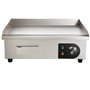 VEVOR Plancha Électrique 54x30 cm 3 kW Plaque à Snacker Électrique Commerciale Plaque de Cuisson en Fer Antiadhésive Température