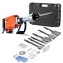 VEVOR Marteau de Démolition 2200 W Marteau-Piqueur 66 J 1350 BPM Marteau Perforateur avec 6 Burins Remplaçables Poignée Rotative