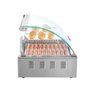 VEVOR Rouleau à hot-dogs, 11 rouleaux, machine à griller les saucisses en acier inoxydable avec double contrôle de température, 