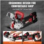VEVOR Découpeuse de Cannelure de Mur Rainure Profondeur 41 mm Machine de Découpe de Rainures Murales 4800 W 220 V Découpeuse Éle
