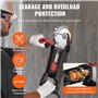 VEVOR Découpeuse de Cannelure de Mur Rainure Profondeur 41 mm Machine de Découpe de Rainures Murales 4800 W 220 V Découpeuse Éle