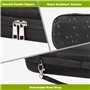 Procase Étui pour Tondeuse Corps Homme, Résistant à l'eau Sac de Rangement Portable pour Tondeuse pour Zone Intime Homme –Noir