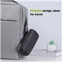 Procase Étui pour Tondeuse Corps Homme, Résistant à l'eau Sac de Rangement Portable pour Tondeuse pour Zone Intime Homme –Noir