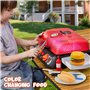 Ensemble de barbecue pour enfants, ensemble de jouets de cuisine avec fumée, lumière, son et changement de couleur, accessoires 